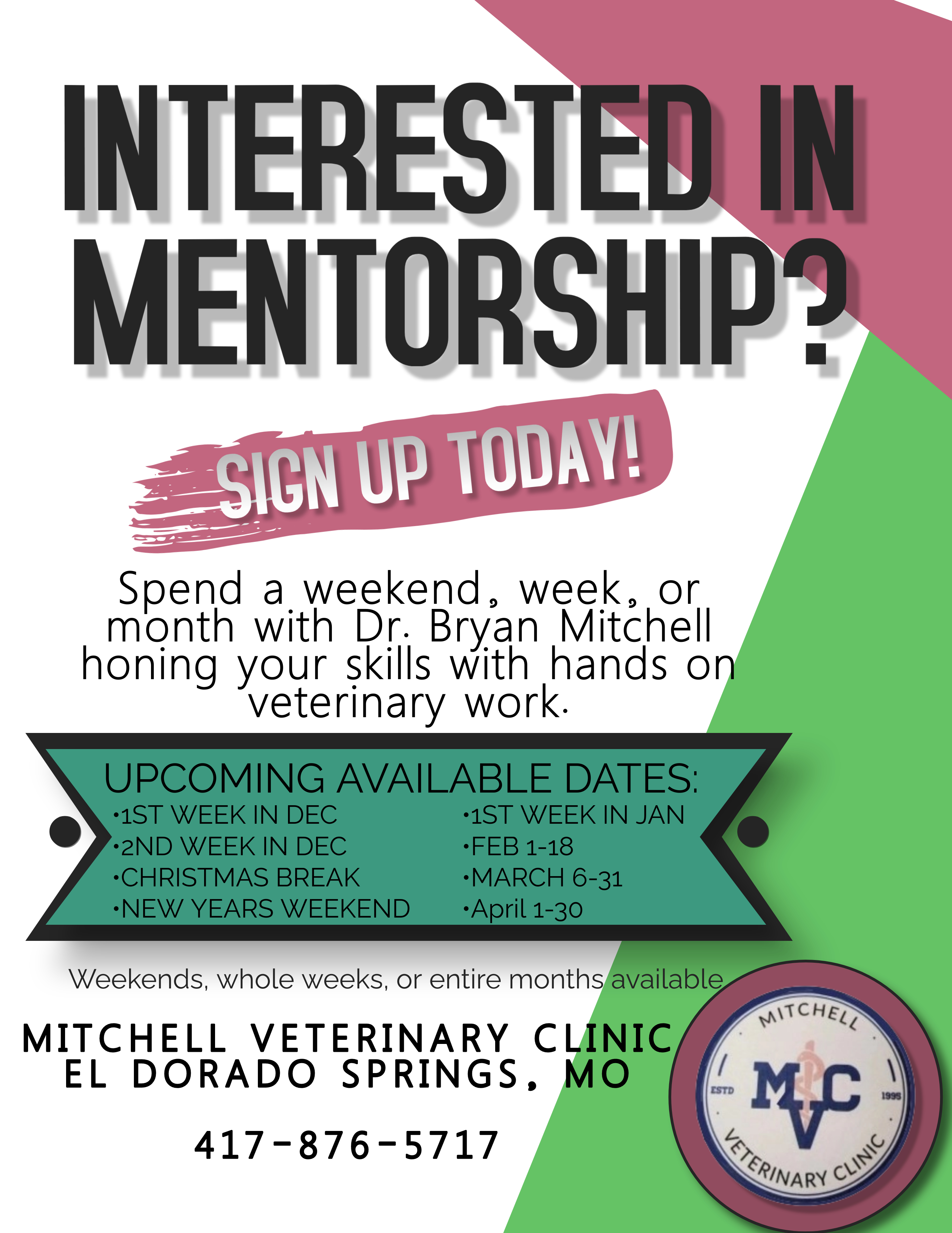Mitchell Veterinary Clinic (clinic_mitchell) / Twitter