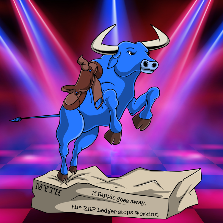 XRPMythBuster's tweet photo. ⛔️Today's XRP myth: If Ripple goes away, the XRP Ledger stops working.

✅The reality: Ripple runs only two XRP validators, so nothing would happen to the XRP Ledger if the company went away.

➡️Follow 
💖Like
♻️Retweet

🌟To win an XRP Myth Buster NFT.🌟 5 winners.🌟 https://t.co/9vs8VD5Uxp