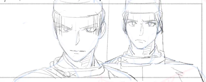両目を使って真正面から手元を見られるようになったので顔がめちゃくちゃ描きやすいです。 