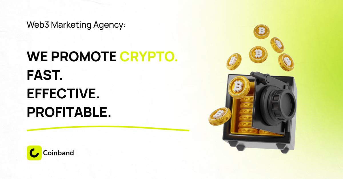 #Coinband is the new school in Web3 marketing agencies. We're here to give the best solution for promoting #Blockchain projects 💪

Subscribe, there's a great adventure ahead 🙌