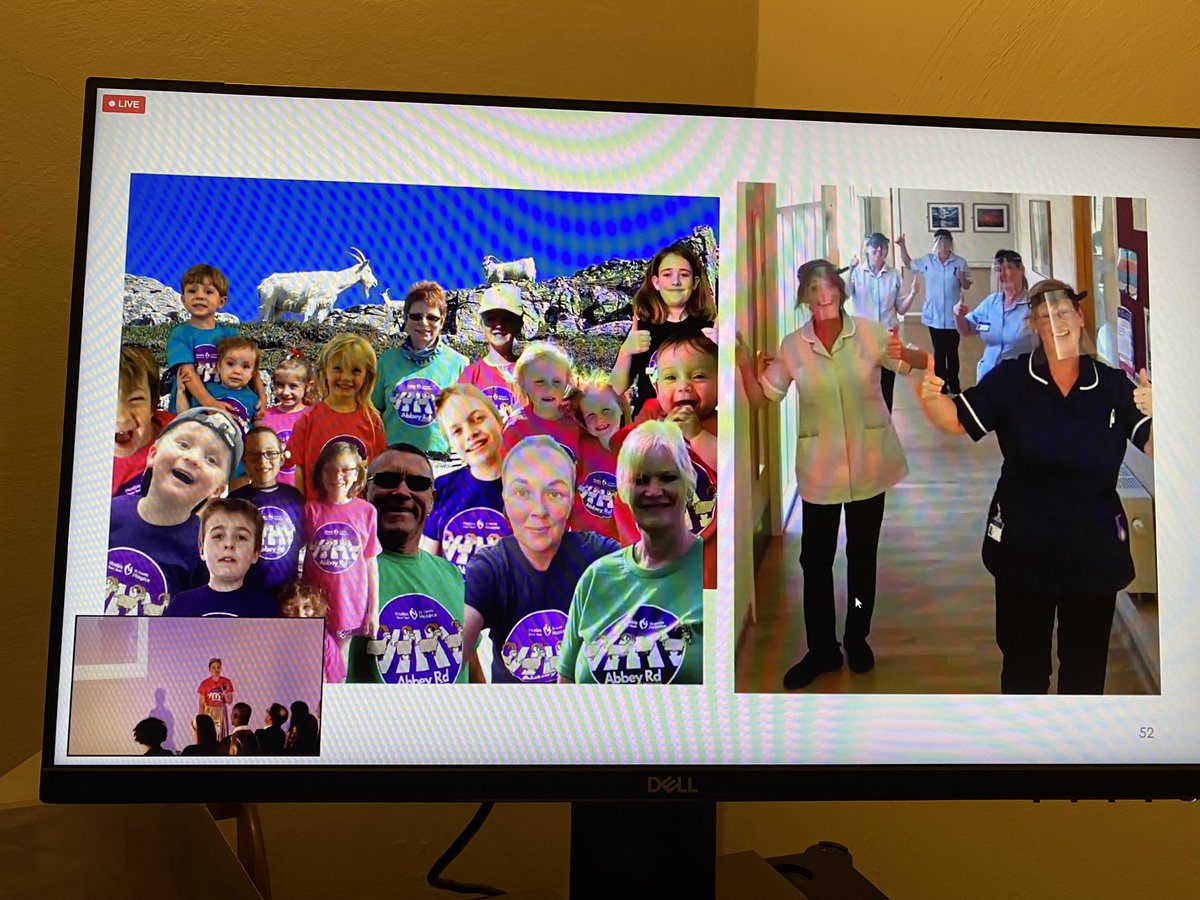 NickyRead1's tweet photo. How goats, a creative fundraiser and a best-selling t-shirt raised £300,000 and fun for @StDavidsHospice during the darkest times @SOFIIisHOT #IWITOT10 https://t.co/fogpjIUOvW