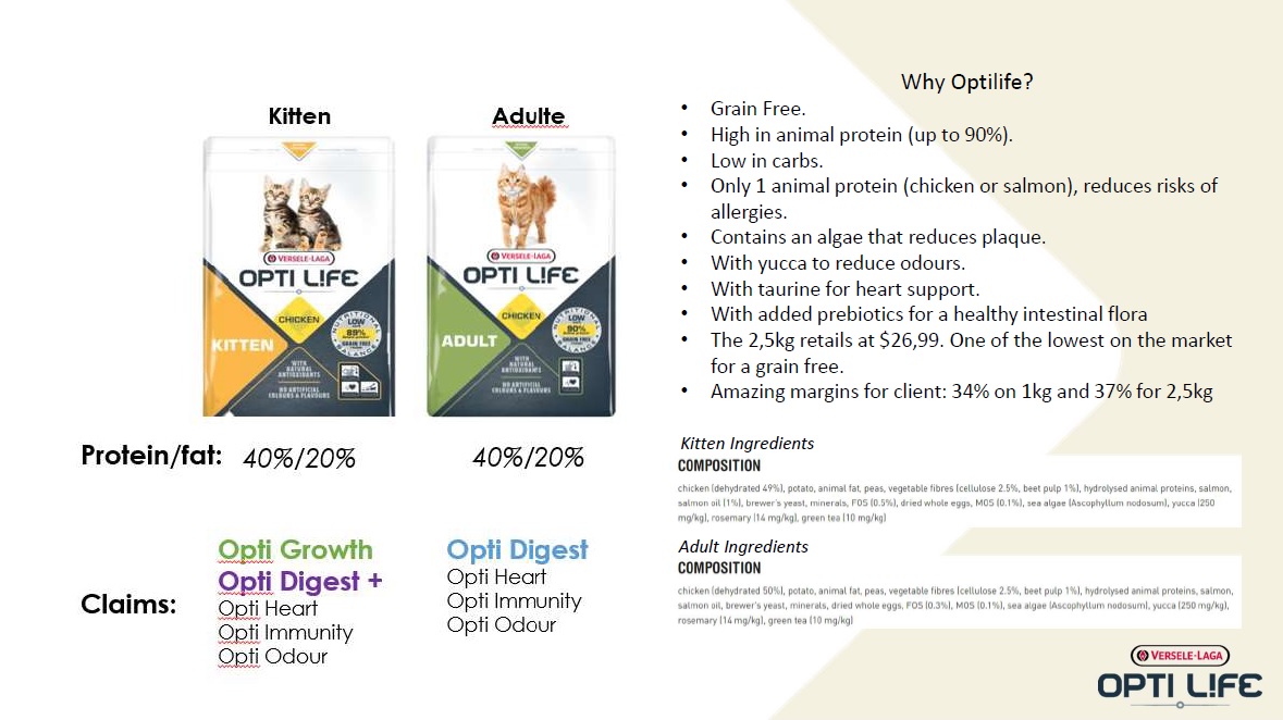 CichlidPet's tweet photo. NEW Versele-Laga Opti-Life Cat &amp; Kitten Food is now available at Cichlid Wholesale! @VerseleLaga #optilifefoods #catfood #petproducts #cichlidpet https://t.co/5tMoTXAm5a