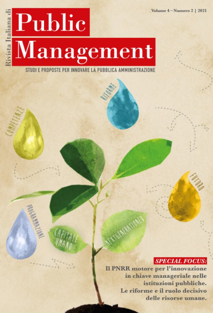 RIPM_redazione's tweet photo. Read online vol. 4 n. 2 | 2021 #RIPM
“NRRP as an engine for managerial innovation in public institutions. Reforms and the decisive role of human resources.” @Eutalia_eu
https://t.co/4AFi9oeibK https://t.co/FLpU0ug4uQ