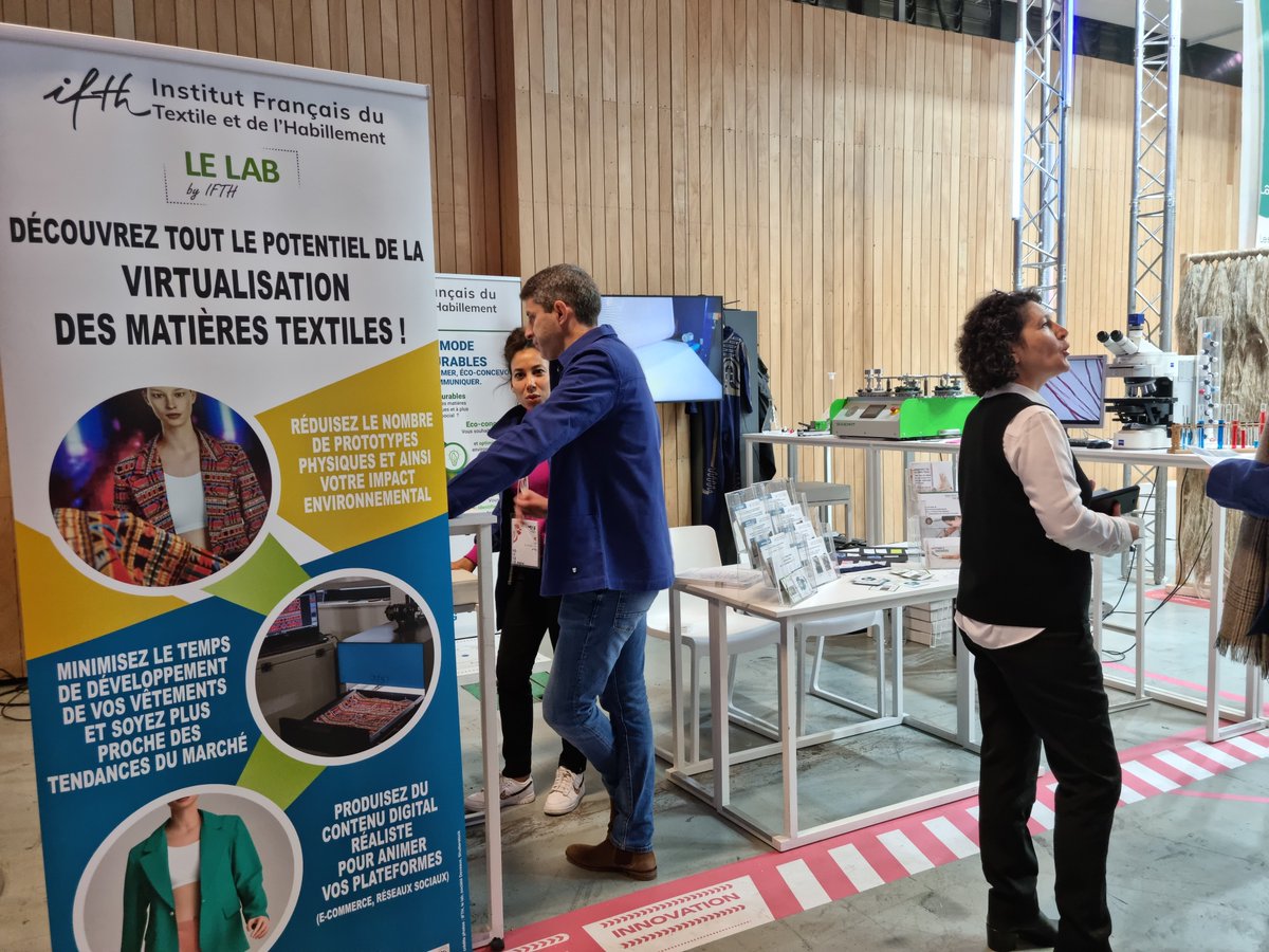 IFTH_Textile's tweet photo. [USINE DU FUTUR] C'est parti pour 4 jours au cœur de l'Usine du Futur sur le @MIF_Expo  ! Merci @LeSlipFrancais de nous avoir fait confiance pour faire partie de cette aventure N'hésitez pas à venir nous rencontrer (stand F104, Hall 3)
#IFTH #textile #mode #habillement https://t.co/uJfJA3Ixvz
