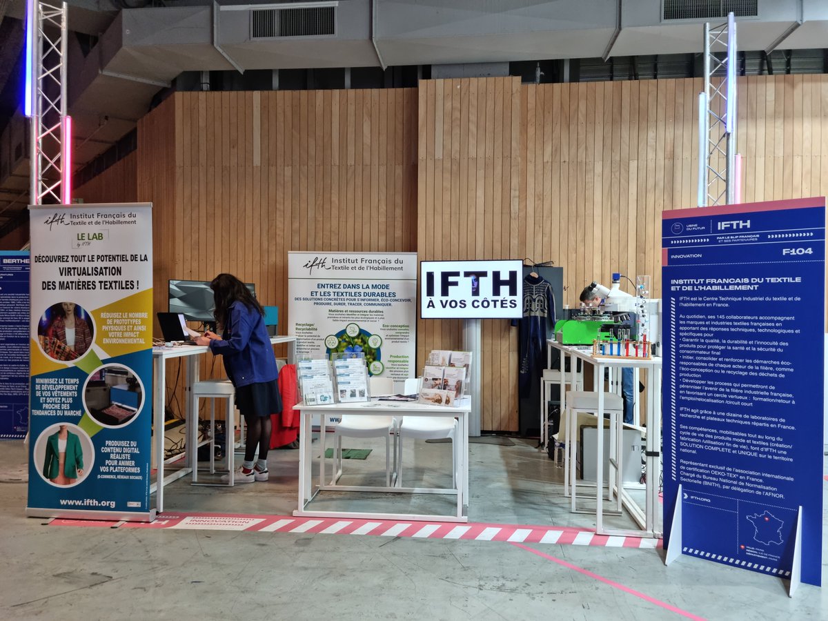 IFTH_Textile's tweet photo. [USINE DU FUTUR] C'est parti pour 4 jours au cœur de l'Usine du Futur sur le @MIF_Expo  ! Merci @LeSlipFrancais de nous avoir fait confiance pour faire partie de cette aventure N'hésitez pas à venir nous rencontrer (stand F104, Hall 3)
#IFTH #textile #mode #habillement https://t.co/uJfJA3Ixvz