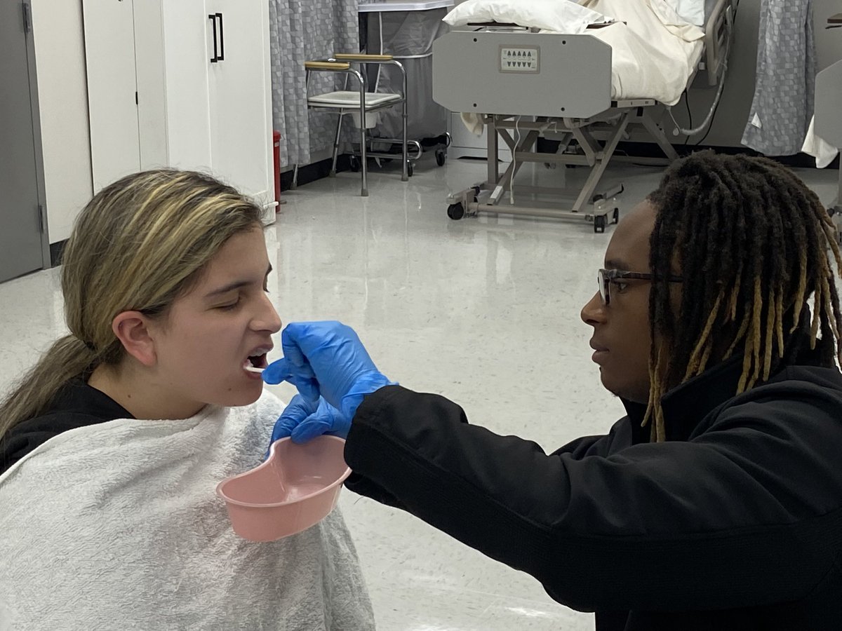 amygwatson18's tweet photo. Lab Days are for check offs! Our students are working hard at the nursing home but we want great habits versus good ones.
#PracticeMakesProgress #LearnOneDoOneTeachOne https://t.co/GHfk1hQVlP