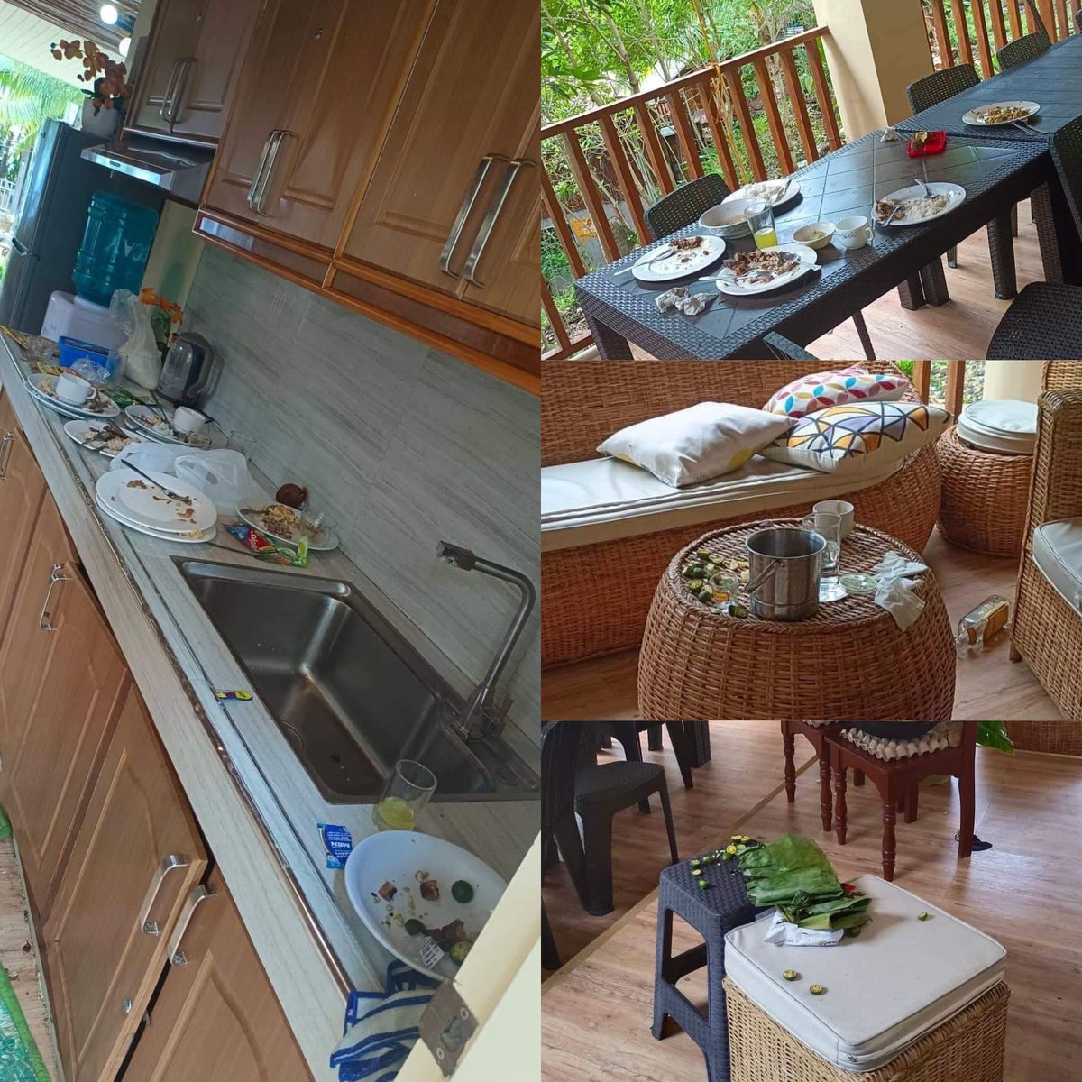LOterrab's tweet photo. Agreed! The resort have people to clean every room once the guests leave and that is why guests paying them ( resort ) too for the services. https://t.co/3RBa2bjG9Z