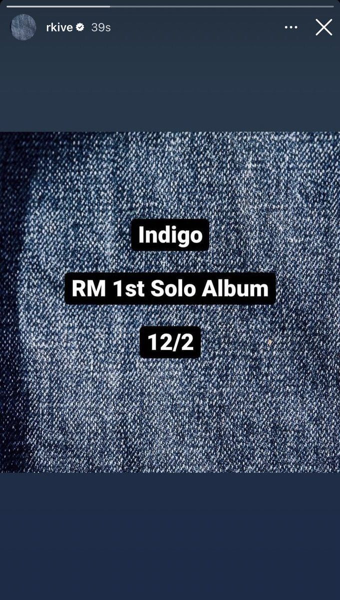 haruharu_w_bts's tweet photo. 🐨’s Instagram
indigo
RM 1st Solo Album
12/2 https://t.co/LqouofLlrm