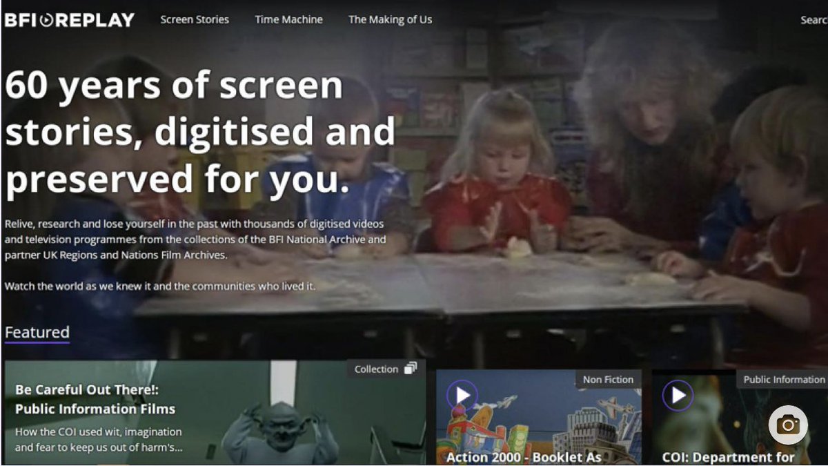 #BFIReplay launched this week! 

Rolling out across the UK's libraries, a free service with thousands of digitised videos from the UKs archives including ours <a href="/uniofbrighton/">University of Brighton</a> 

Thank you to <a href="/bfi/">BFI</a> and our donors, depositors and contributors

bfi.org.uk/about-replay