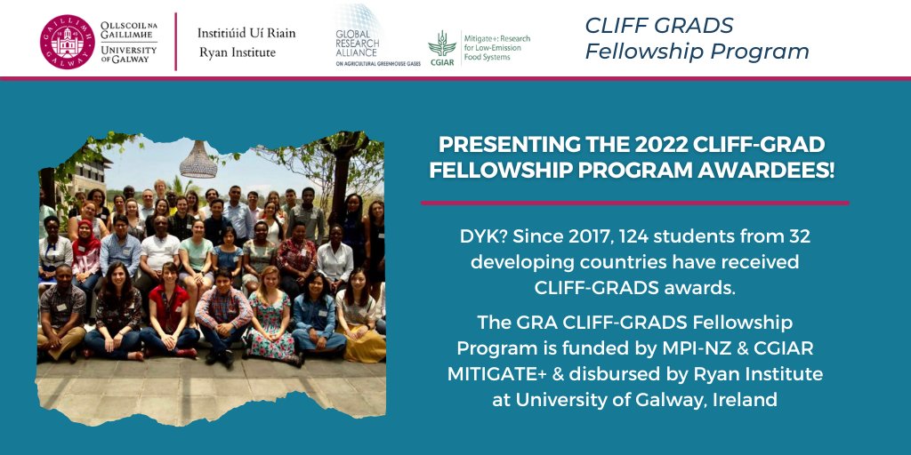 Presenting the 2022  <a href="/GRA_GHG/">GRA</a> <a href="/cliffgrads/">CLIFF-GRADS</a> fellowship program awardees!

Excellent presentations today at @COP27 #ClimateSummit by awardees <a href="/KKBoateng1/">Kofi Konadu Boateng, Ph.D.</a> and @TApdini on their respective research