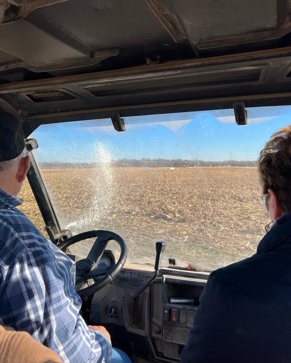 Innovation through #conservation!

Director Pelanda had a chance to visit Walnut Creek Seeds in Carroll. The Brandt family is a leader in helping farmers maintain their soil while limiting fertilizers and chemicals. 

Thanks for a great visit and seeing your team in action!