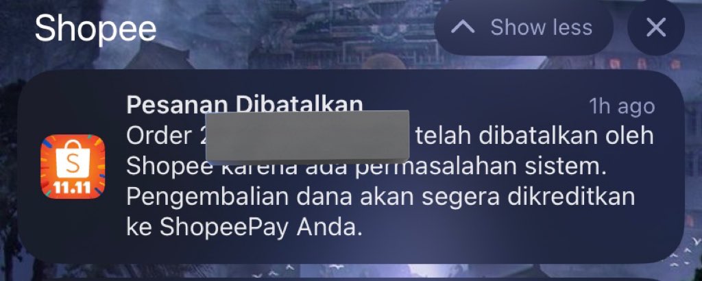 AfifBanib's tweet photo. Order aing dicancel official store setelah seminggu menunggu, mau ngakak tapi yaudalah yaa 😌 https://t.co/cRir244ruv