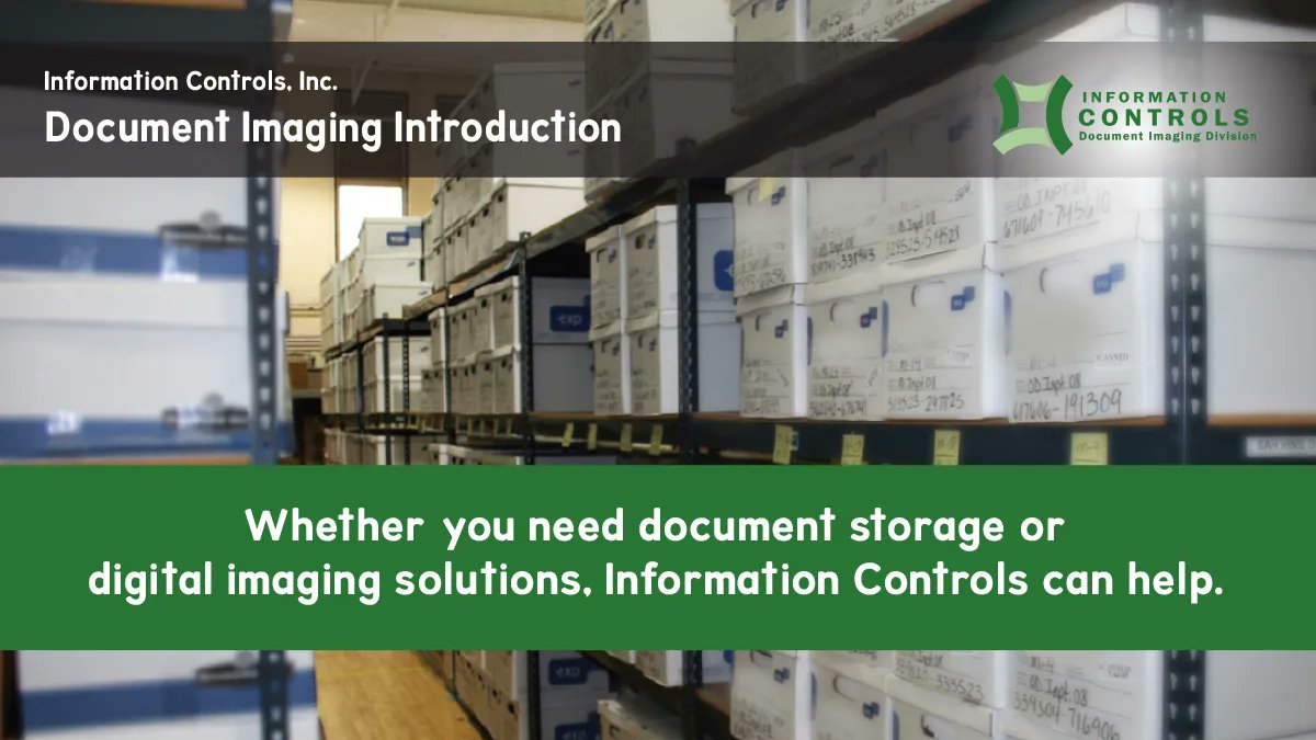 InfoControlsInc's tweet image. Get your document management done efficiently by experts! Our 35 years of experience will benefit you right away. Download the brochure at buff.ly/3Dw0Dv3  #Documents #Business #Records #Files #DocumentManagement