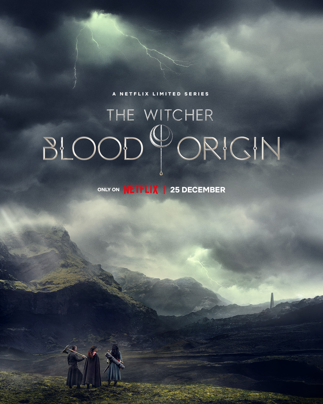 Algemene Witcher Blood Origin poster op Netflix België 