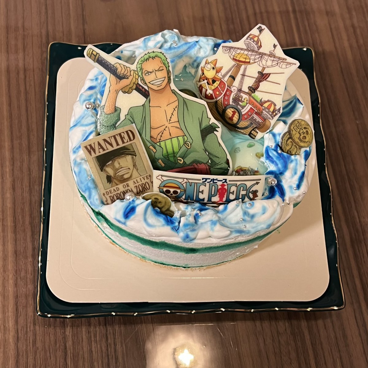 大人気tvアニメ ワンピース プレゼント デコレーションケーキ お祝い ギフト 誕生日ケーキ キャラクター オリジナルケーキ クリスマスケーキ 冷凍 ケーキ コラボ商品 ルフィ バースデーケーキ バースデー 予約 誕生日 がホールケーキに 記念日 人気キャラクターの