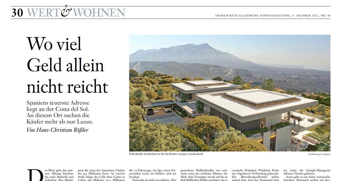 Zagaleta's tweet photo. La Zagaleta hier stehen Spaniens teuerste Häuser @faznet hebt die Häuser, Grundstücke und Dienstleistungen von La Zagaleta hervor.

https://t.co/QIMBy7zAkk https://t.co/rRzaLeGSGO