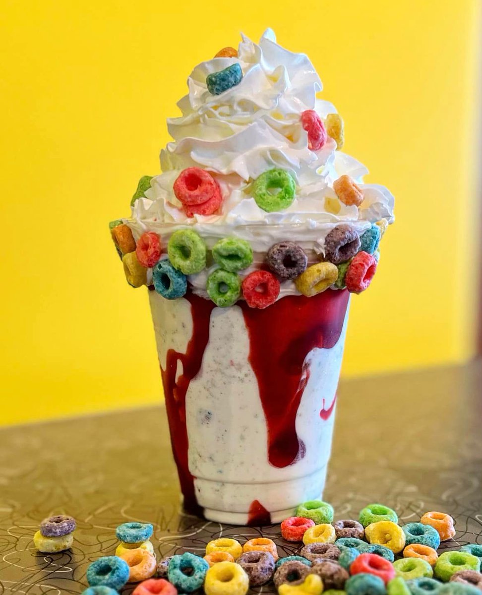 #ICYMI (and how could you miss this?)
Fruit Loop Shake - on special all this month at Chicken Out, 6197 Delmar.
  
#shakes #chickenout #thedelmarloop #fruitloops #sugarrush #chickenoutchicken