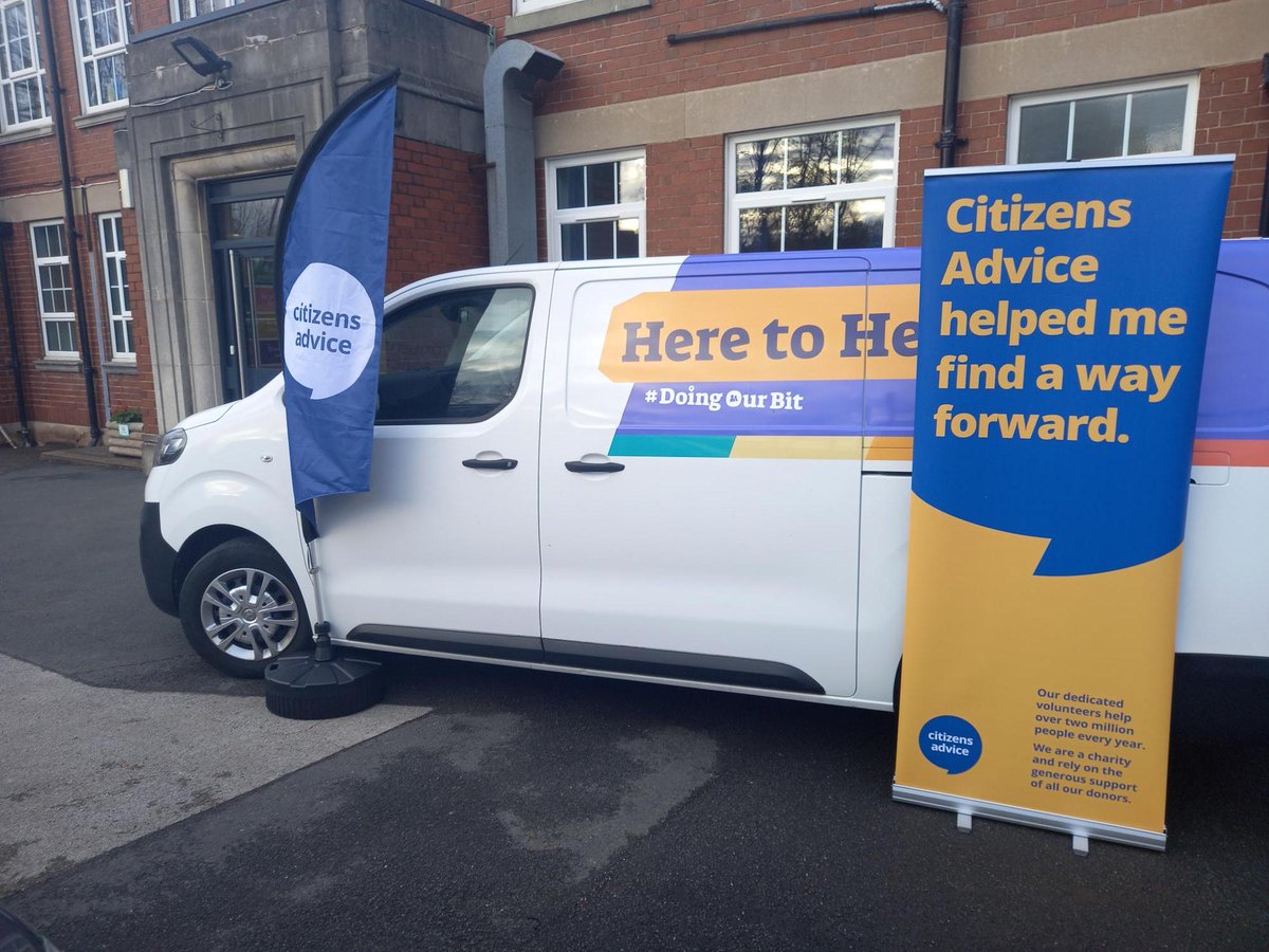 SNS_CAB's tweet image. Today we are in the #HereToHelpVan at Friarswood school with @MoneywiseTeam for:

👉energy advice
👉benefit checks
👉general advice

Pop over and say hello!
#HereToHelp #energyadvice #CostOfLiving #EnergyPrices #SaveMoney #MoneySavingTips #MoneySavingAdvice #Staffordshire