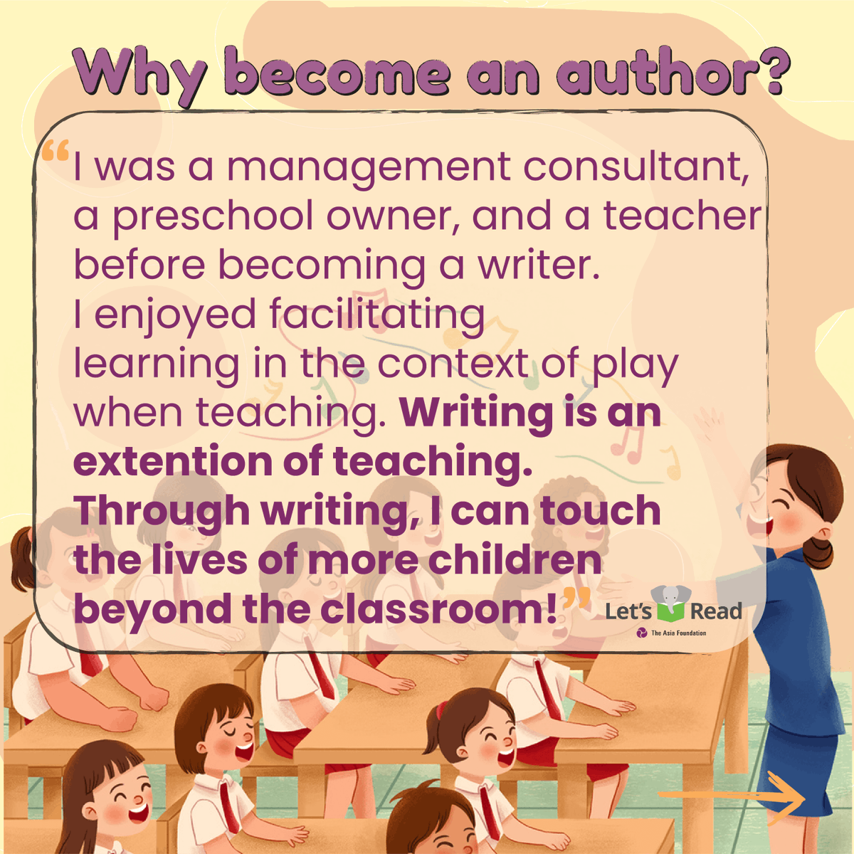 Get a closer look at the creative processes of our talented women creative collaborators based in Asia! #GenerationEquality 

Meet Shoba, a children’s book author based in #Indonesia. She loves the way art and words work together in harmony to tell the story.