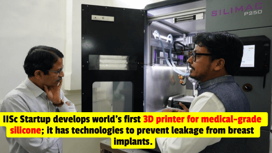 IISc Startup creates world’s first 3D printer for medical-grade silicone