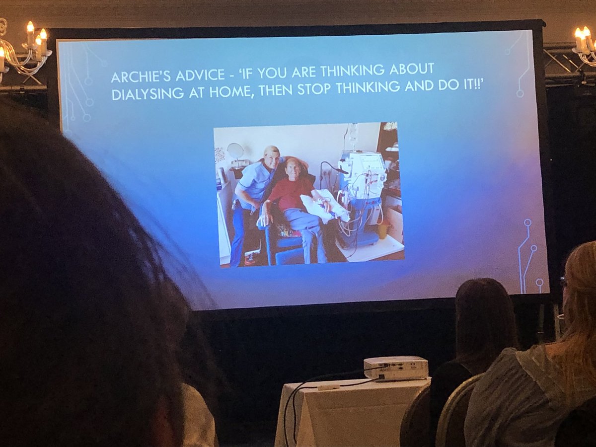 3 ppl in doing home #dialysis - different reasons it was right for them, different ages. Made possible by consistent empathetic staff support #SRA2022