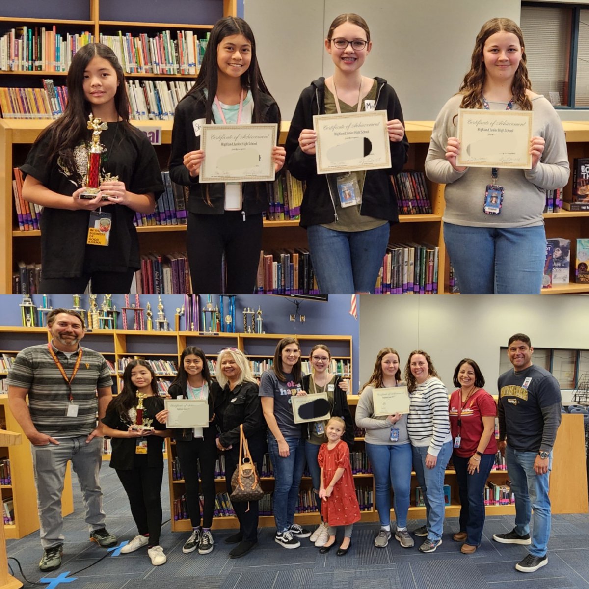 So proud of all our <a href="/HJHS_Canes/">Highland Jr.</a> Spelling Bee Contestants today! You all did A-M-A-Z-I-N-G! 🐝