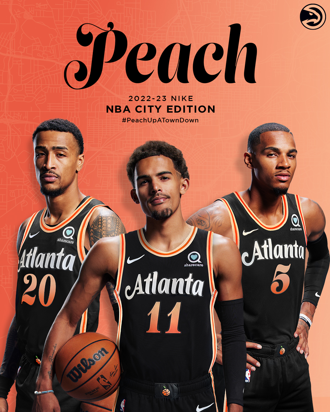 Peach 2022-23 Nike NBA City Edition Uniform 