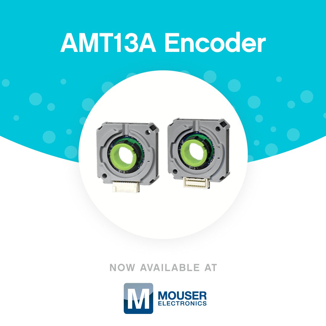 sameskydevices's tweet photo. CUI Devices' AMT13A series encoders support shaft sizes from 9 mm to 15.875 mm, and are available now at @MouserElec || View now: https://t.co/bgNjkYvhJO

#CUIDevices #Mouser #Motion #Encoders #IncrementalEncoder #ModularEncoder #Components #Engineering https://t.co/NbhybYFpWv