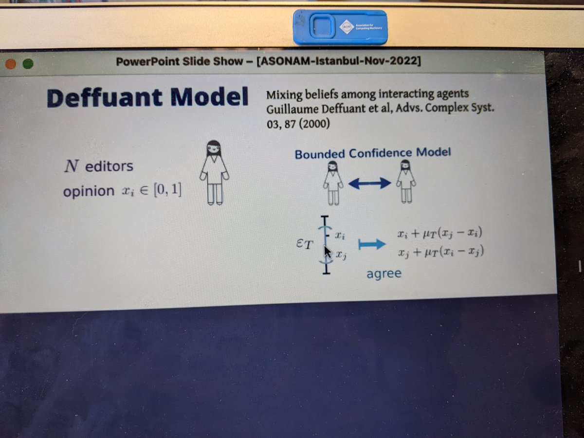 CChelmis's tweet image. @TahaYasseri talking about frustration with #socialmedia &amp;amp; the #web in general during his keynote @ASONAM_News #asonam2022
At the moment, discussing edit wars between @Wikipedia editors