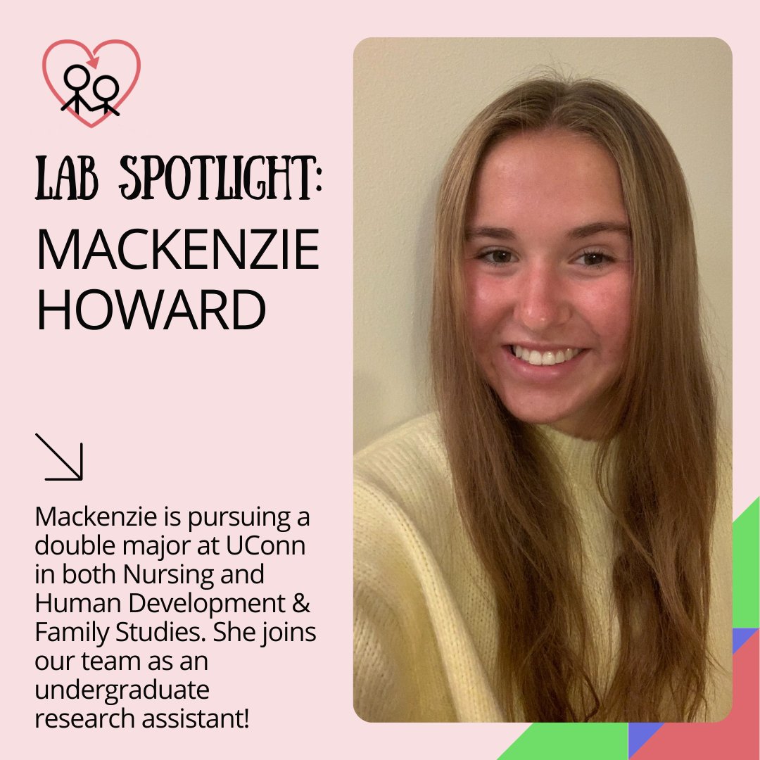 Welcome Mackenzie! Mackenzie is a @UConnNursing and @UConnHDFS major who is interested in health and child behavior. She is assisting with data collection for The CARING Study!