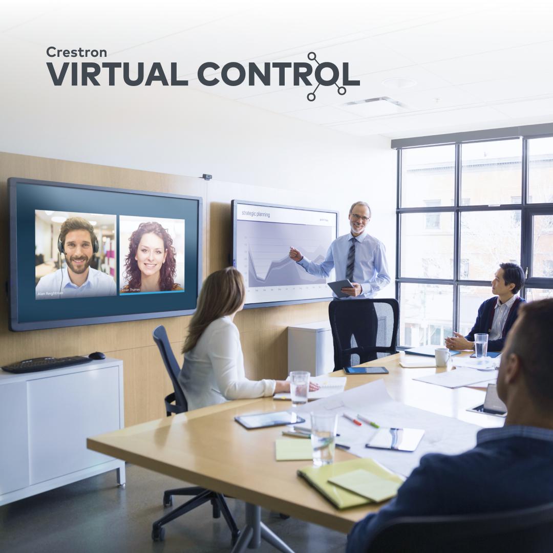 SalesSquid's tweet photo. Scalable for any space and reliable in any situation, Virtual Control is a software-based control that unites in-room technology. Turn lights on, bring shades down, and get displays up &amp; running with one touch.
See what VC-4 can do for you. 
https://t.co/pWsThGTSCw
#Crestron #VC4 https://t.co/udodcdblvB
