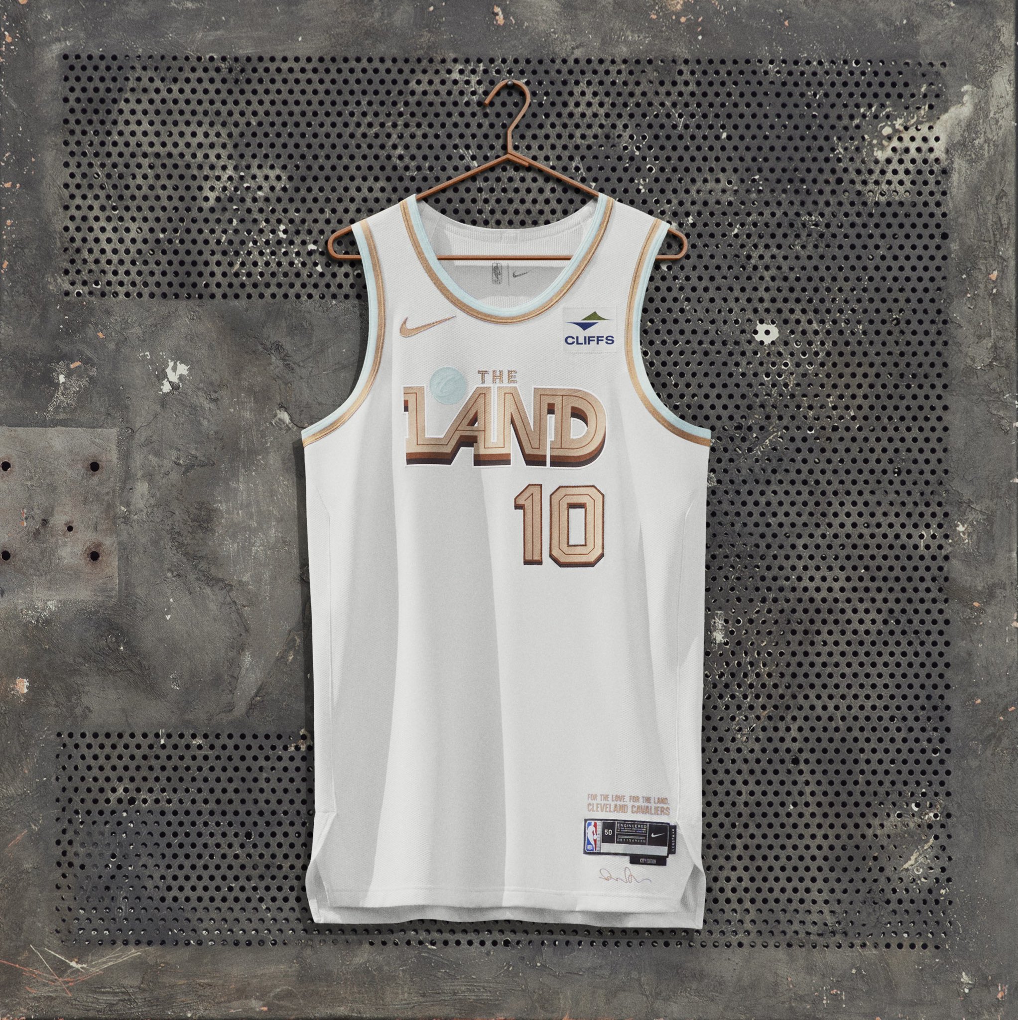 Nick DePaula on X: The Cleveland Cavaliers' City Edition jersey highlights  the city's nickname: “The Land”  / X