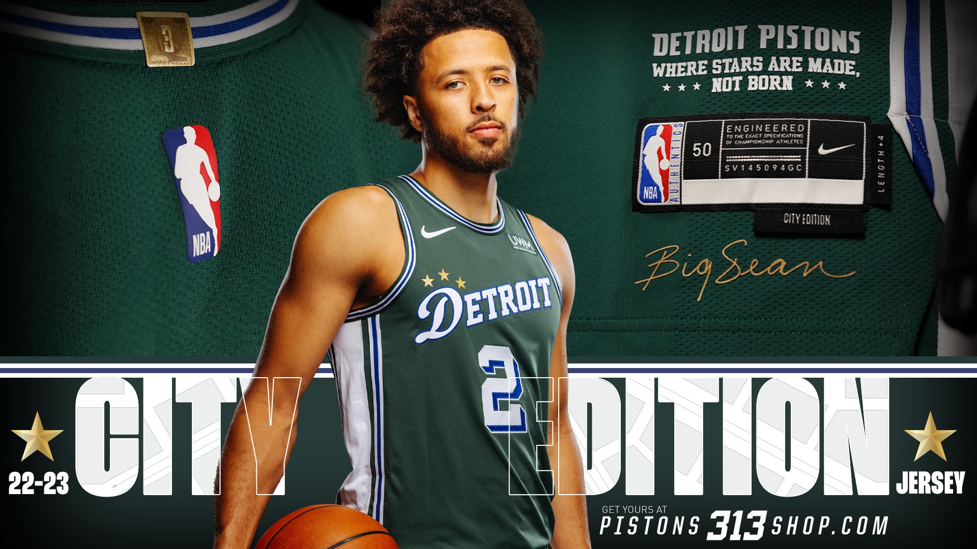 Detroit Pistons NBA City Edition Jerseys 2022-23 