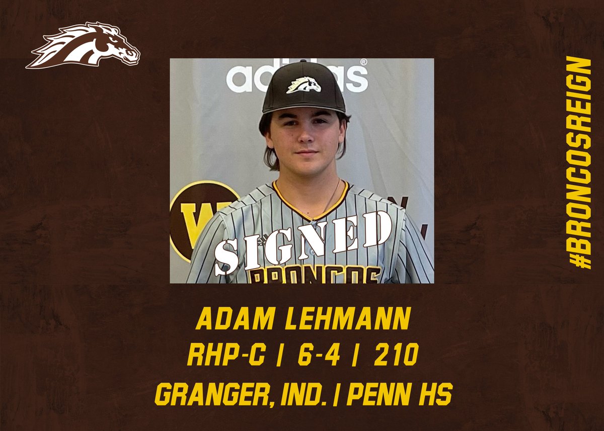 We're excited to be welcoming <a href="/Adam_lehmann26/">Adam</a> to the Bronco Baseball Family!

#BroncosReign
