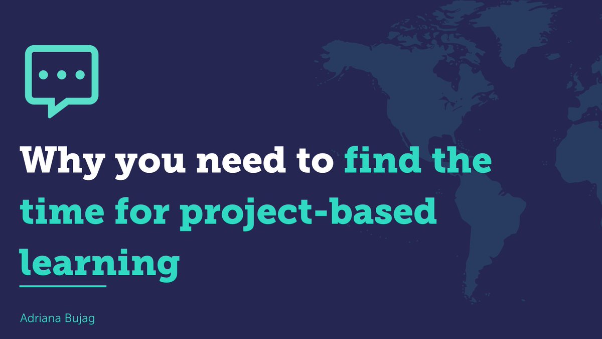 I_S_Network's tweet photo. 💭 ✏️ Adriana Bujag discusses how project-based learning is a rewarding experience for teachers and students, and has been used to great effect in her own school context #intledchat
👉 Read the full article here: https://t.co/IOIs0RCnsv https://t.co/0U6DoYmsEr