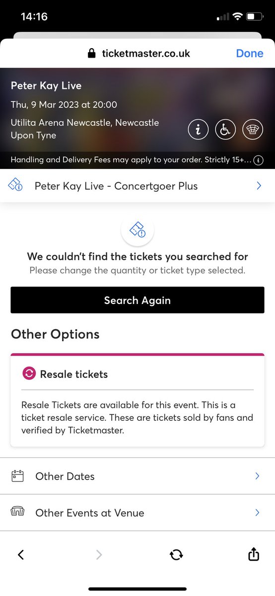 staceyweedy's tweet photo. @summatandnowt @ThreeUK @virginmedia How did you get them through three? I have code and link but just keeps showing me this at every venue 😩 https://t.co/ZrgnFDcvVw