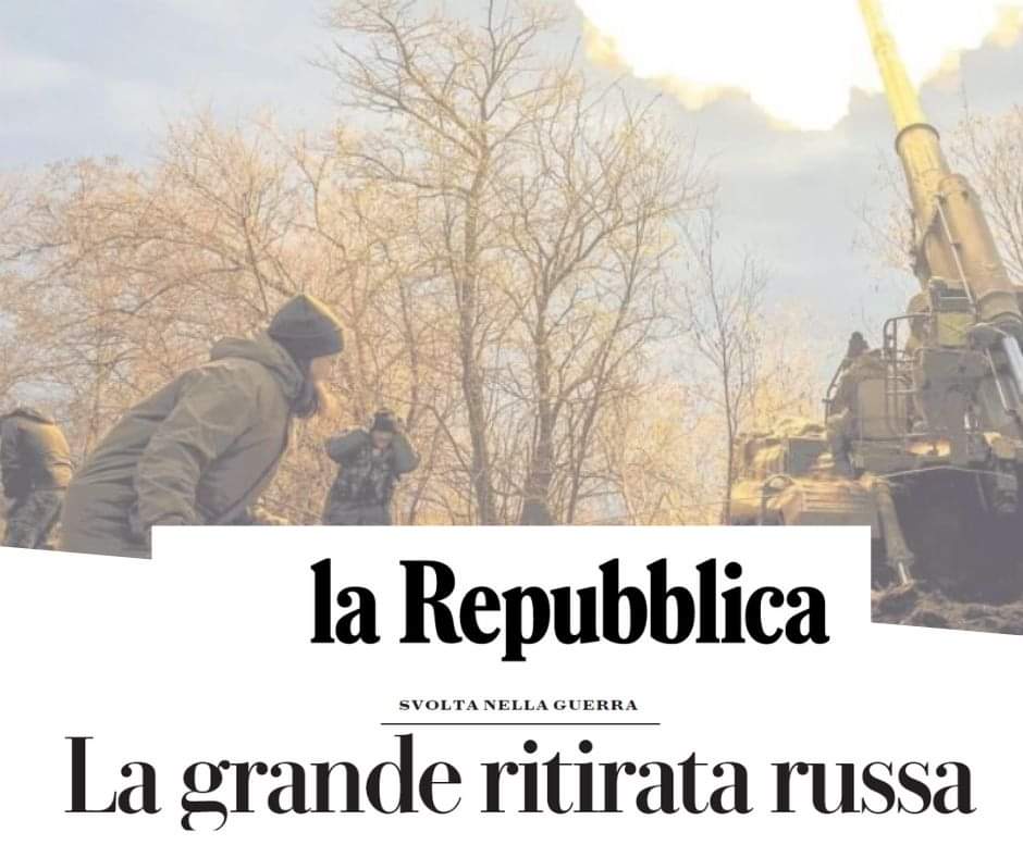 L’ordine di Mosca di abbandonare la città occupata di Kherson è una svolta nel conflitto: ci auguriamo l che i timori che arrivano da Kiev circa una controffensiva non siano confermati. Ora l'augurio che si possa andare verso un negoziato di pace. È già troppo tardi #peaceucraina