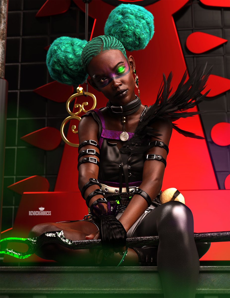 RenderGoddess1's tweet photo. Kat, The Hell Maiden. https://t.co/yAf1QxTIRl