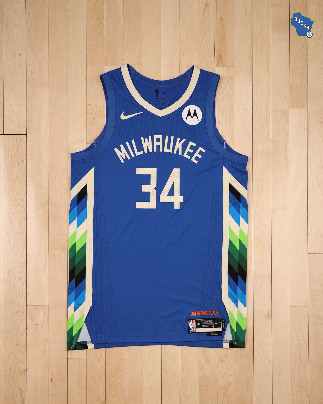 Milwaukee Bucks on X: The numbers on the jersey are treated with