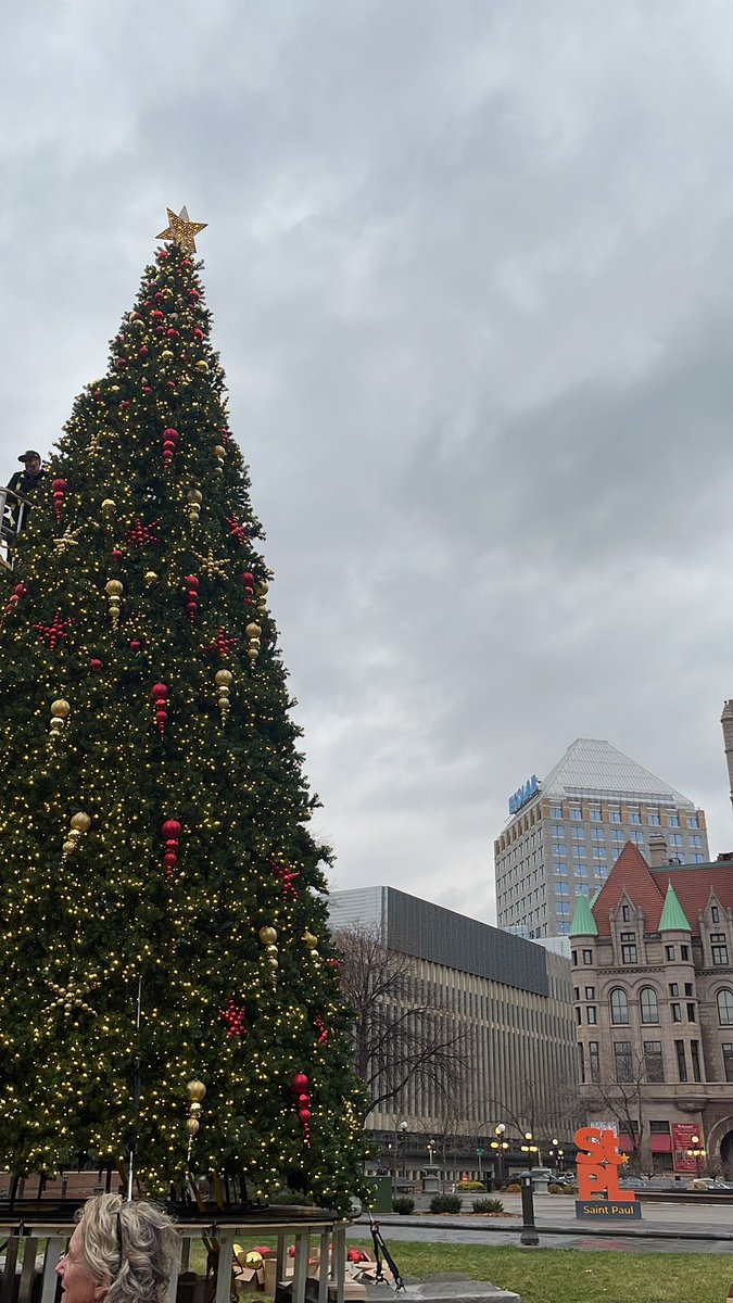 LtcDanJ's tweet image. Our Tree of Lights is going up today in St. Paul. The beginning of the season for @salarmynorth