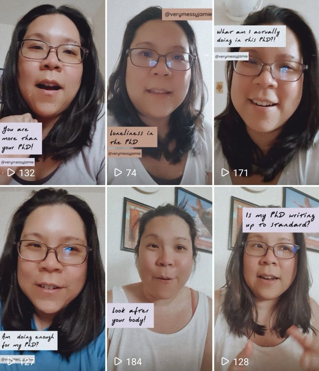 heyjamiepei's tweet photo. #ICYMI: I did a whole series of short 2-min #PhDTip reels over on Instagram!

My very best bite-sized tips+advice for waaay more ease, clarity +feel-good days in your #PhDLife 

Find me on the gram @verymessyjamie

#PhD #academicchatter #phdvoice @ThePhDPlace @PhD_Genie #phdchat https://t.co/RYrqcI5j4Y
