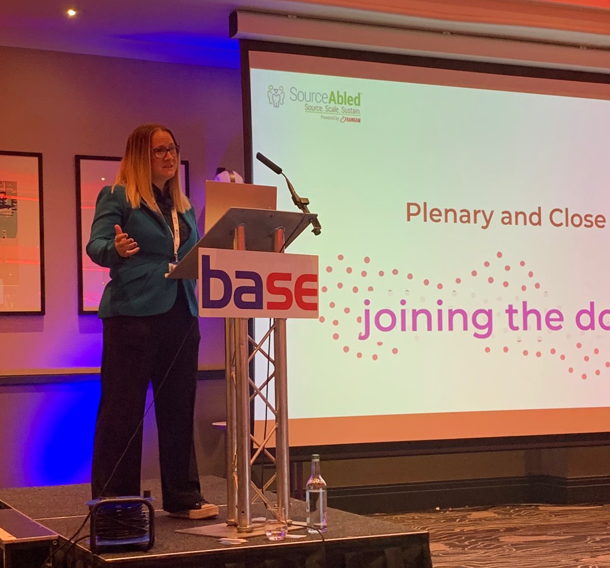 Laura Davis BASE CEO, closing the BASE2022 Conference   #NoOneLeftBehind #EmploymentForAll #SupportedEmployment