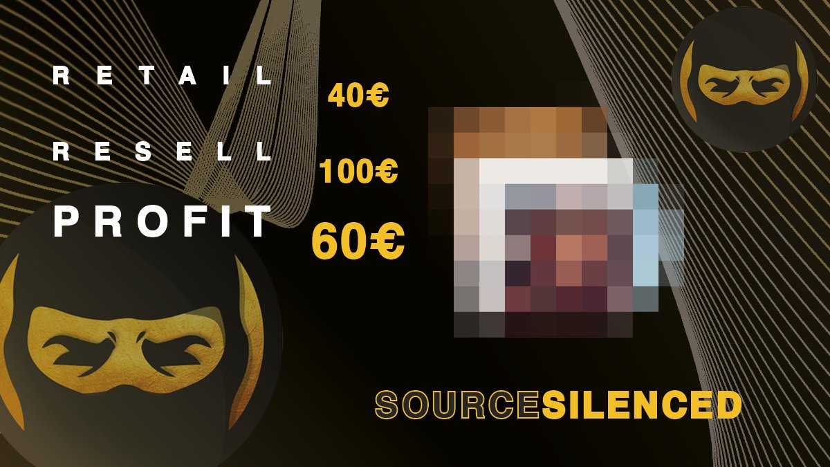 SourceSilenced's tweet image. 🫡 Another decent flip for our exlusive members. Around 50-60€ profit each. The good thing, everyone hit multiples with ease.

Some users made a ridiculous amount of 500-600€ with copping aound 10 of this item.

Put the ⏰on, so you don&apos;t miss the next free spots for our group!