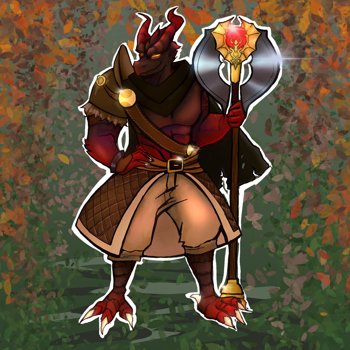 Recent commission for a super awesome guy! Thank you so much for supporting me! :) This was a lot of fun to draw! #commissionsopen #Commission #DnDcharacter