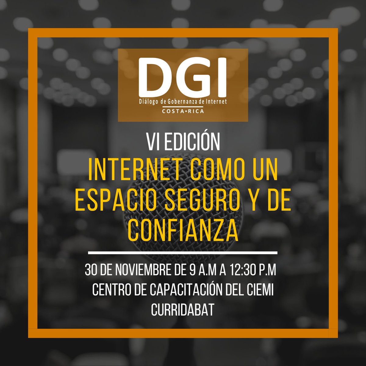 NIC Costa Rica te invita a formar parte de la VI edición del Diálogo de Gobernanza de Internet con el tema central: "Internet como un espacio seguro y de confianza". Registrate en forms.gle/NMZwunyaEowAmU…