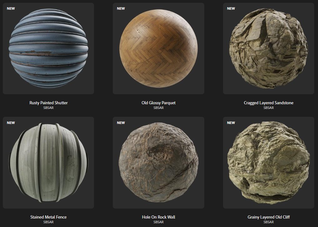 New monthly scan release of 70 assets (+ 76 fixed assets from 2020) @substance3d #Substance3dAssets