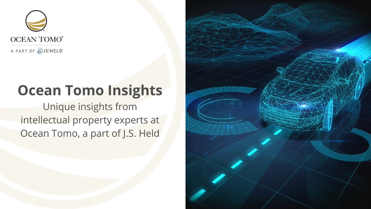 OceanTomo's tweet photo. IP Valuation, PatentsView Data, Autonomous Vehicle Industry Support, and more are featured in the third edition of Ocean Tomo Insights, our weekly newsletter featuring unique insights from intellectual property experts at Ocean Tomo, a part of J.S. Held.

https://t.co/4AJNe94TJb https://t.co/pZuijPq04k