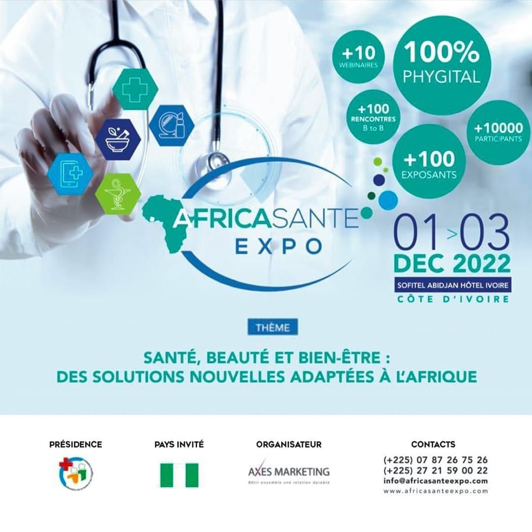 LaRucheHealth's tweet image. Venez nombreux nous retrouver à la 3 ieme édition de Africa SANTE EXPO pour notre lancement officiel . Au programme distribution de goodies 🥳 et démo live de l’application !

#healthcare  #digitalhealth #strartupafricaine  #tech4good. #Abidjan