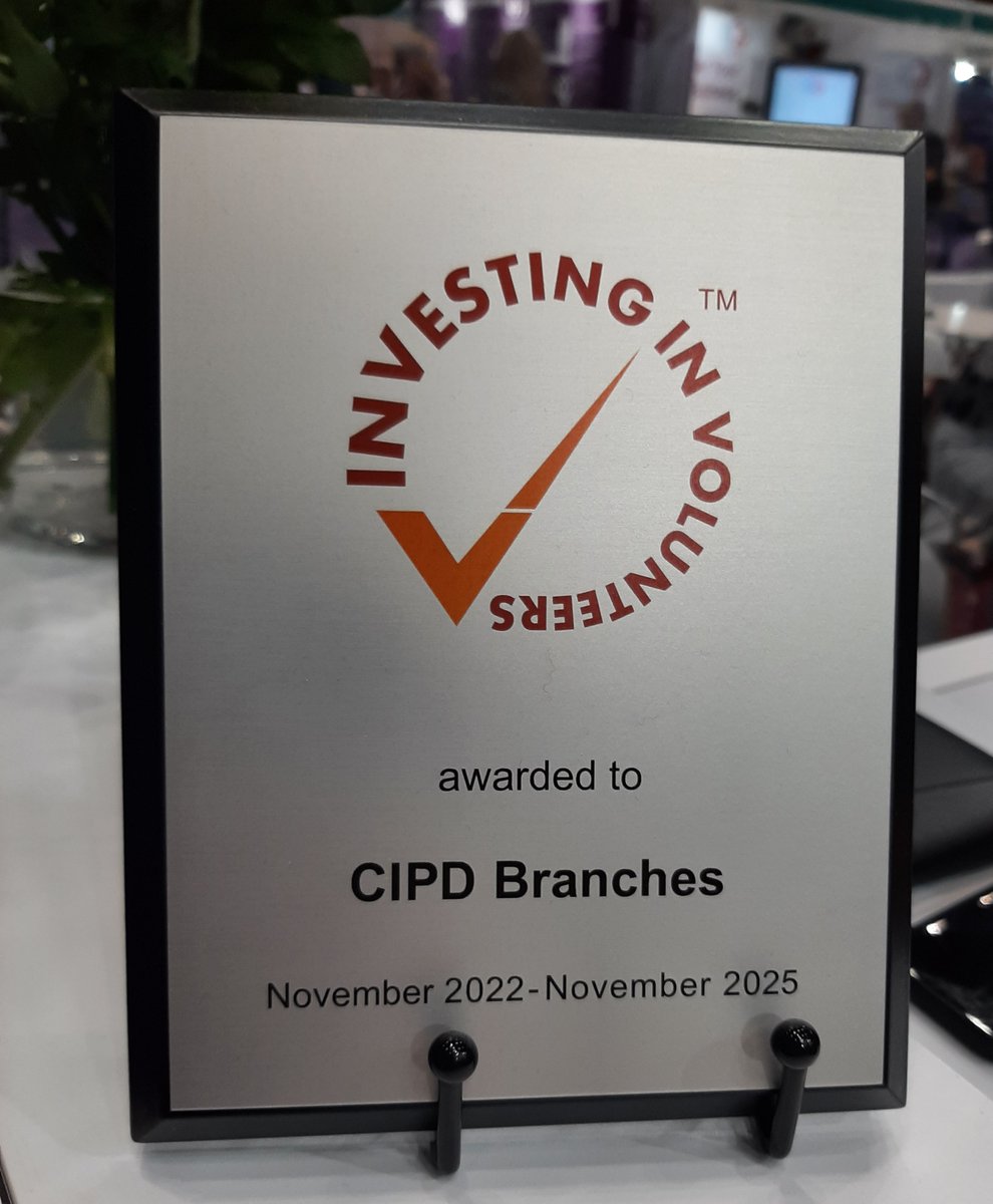 There's been a real step change in the CIPD Branch Committee support which really helps us to,  in turn, support our members. Regular comms, admin support, access to great speakers, &amp; central resources on top of the lovely contacts we have met. The award is well deserved 👏 #cipd