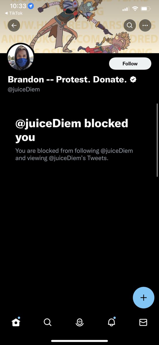 imaginnat's tweet photo. @NajdAlshumary @dmbrandon @juiceDiem Same, because if you disagree with him he blocks you and only surrounded himself with people who only agreed with him. Which fed his ego complex. https://t.co/21RHq3GyeV